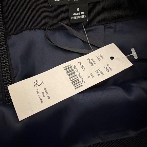 NWT J.Crew Green Velvet Mini Skirt Size 0 - Picture 3 of 3